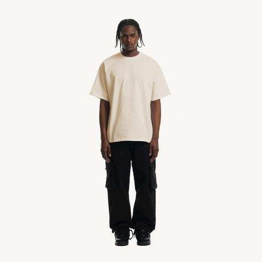 Tricou Boxy Oversized Natural