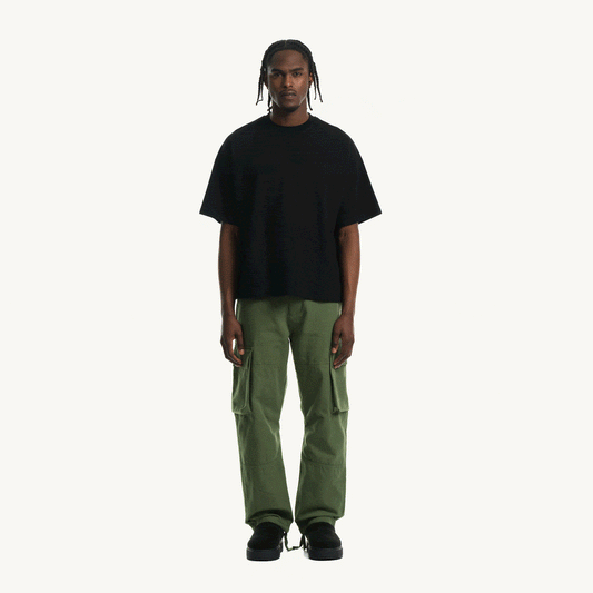 Tricou Boxy Oversized Negru