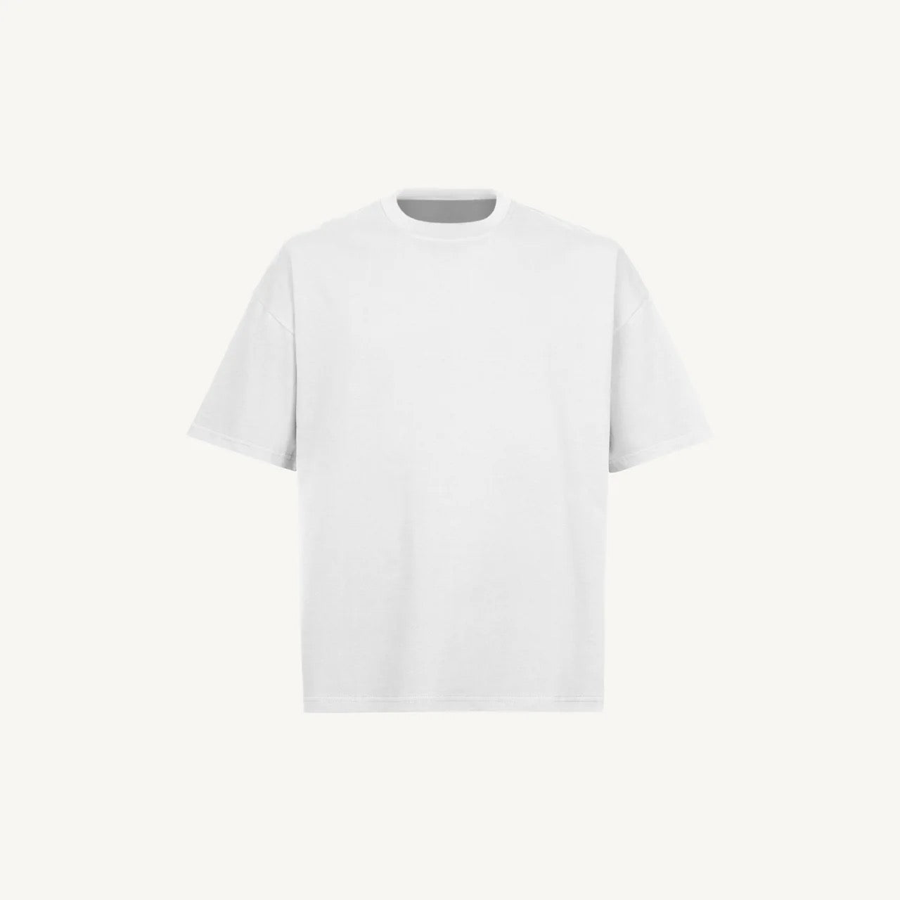 Tricou Boxy Oversized Alb