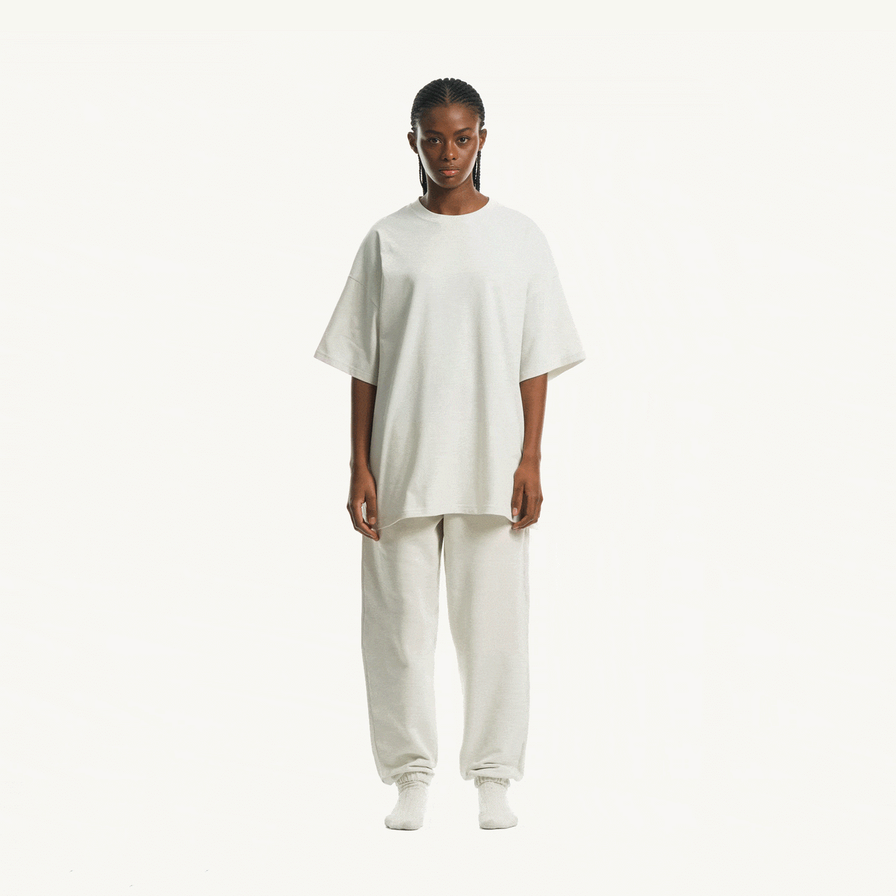 Vintage White Oversized Tee